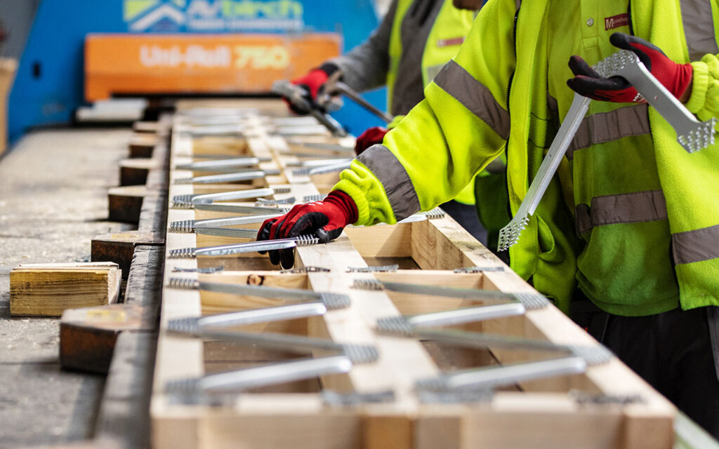 Floor joist manufacturing by Merronbrook in Hampshire