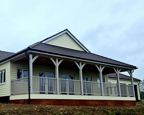 Image to illustrate community building work by timber frame manufacturer Merronbrook