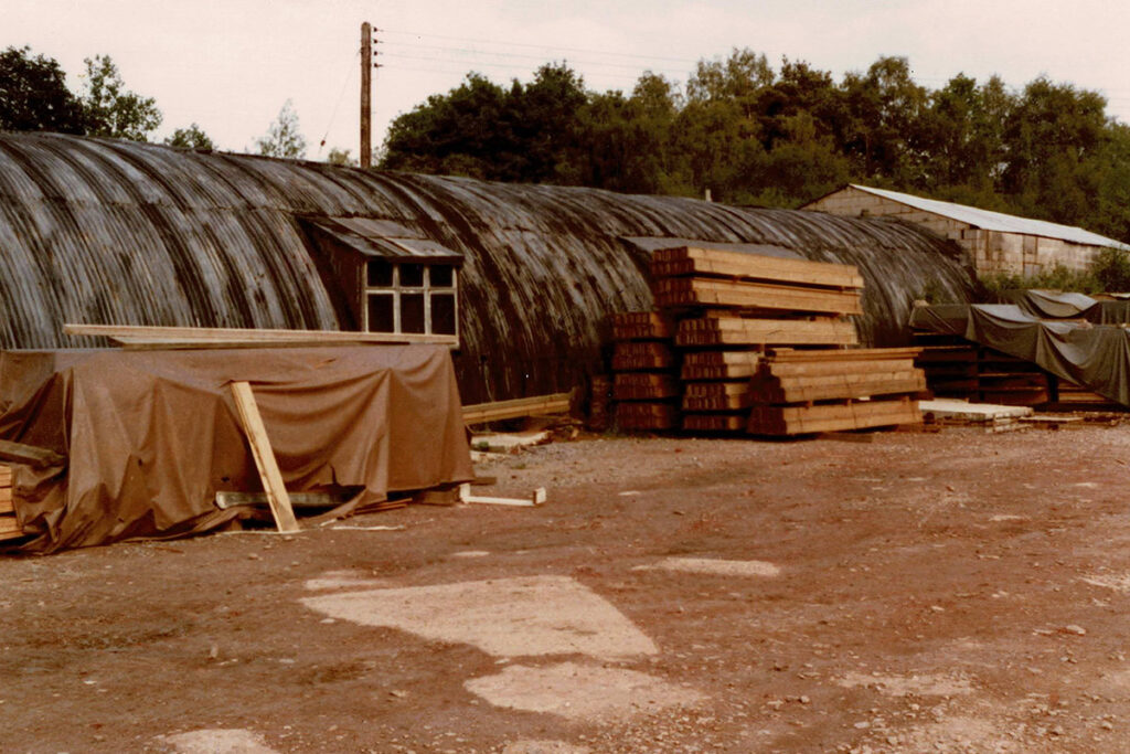 Buying high-quality timber frames yard at Merronbrook UK.